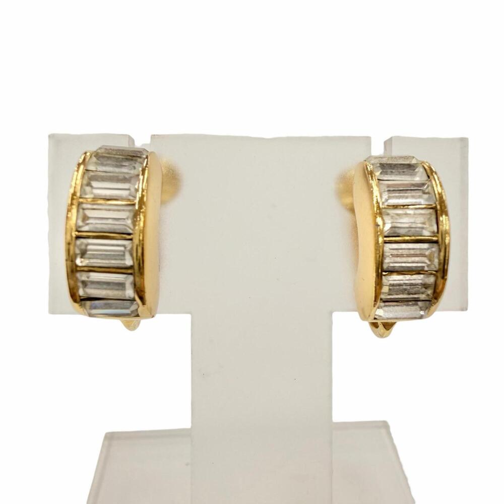DIOR Vintage White Earrings